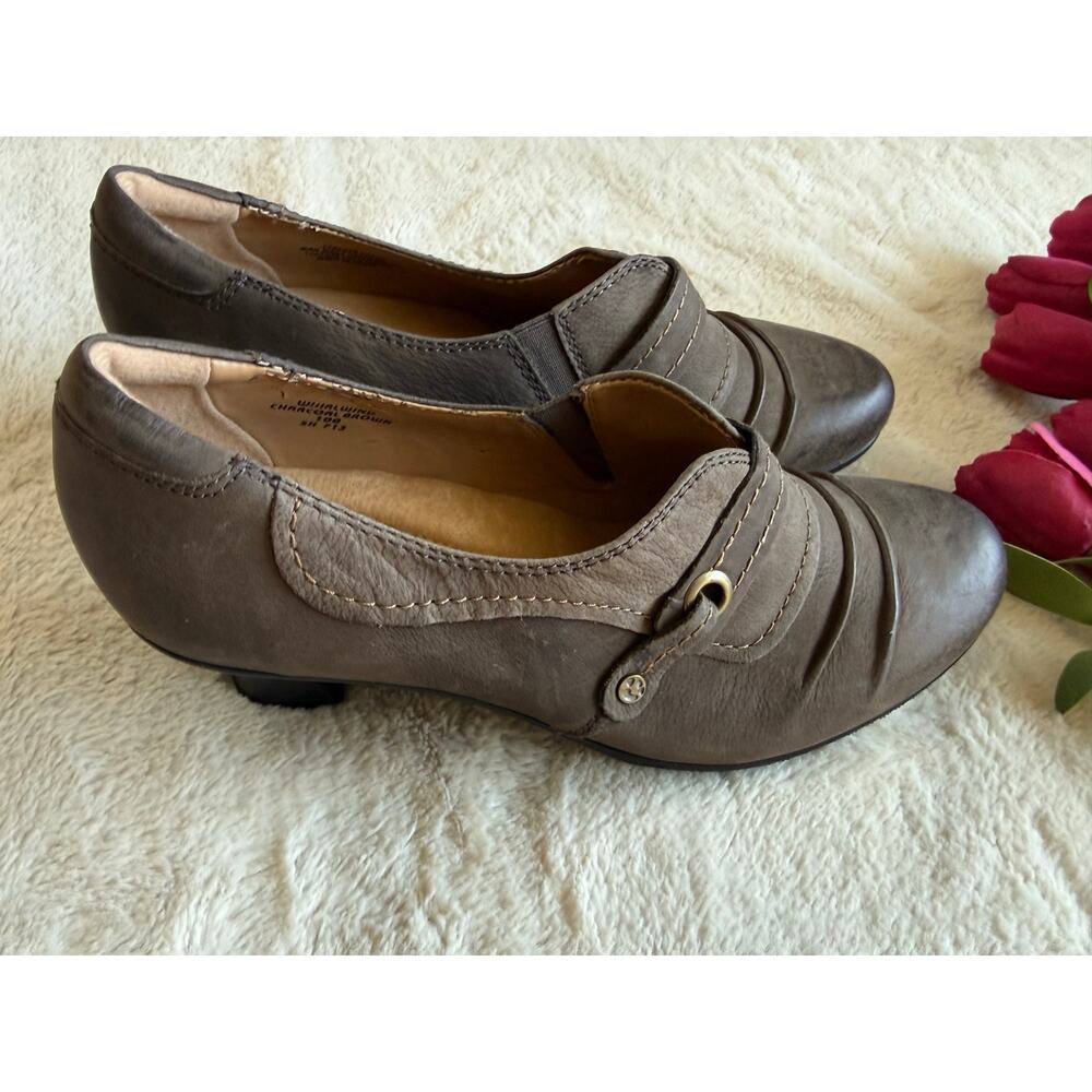 Earth Whirlwind Kitten Heel Round Toe Shoes Size 10 Oxford Pump